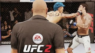 My Caf -Vs- Erick Silva (Playing My Nephew On Fight Now) ☆EA SPORTS™ UFC® 2☆