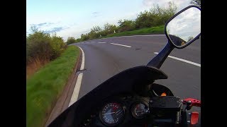 ride from walcott, norfolk, looning about on a cbr600 f2 1992. twisties and twats