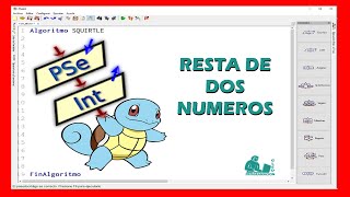 APRENDE PSEINT DESDE CERO 2021 - RESTA DOS NUMEROS