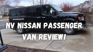 LARGE family CAR REVIEW  (NV Nissan Passenger Van) (Family of 9)