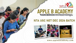 Apple B Academy | Offline Classes | NTA UGC NET Economics | Commerce | English| Management| Paper 1