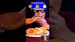 MUKBANG SANDAL SIKAT GIGI DAN LILIN ⁉️ #hotdog #mukbang #food #funny #dubbing #memes