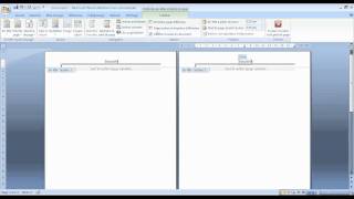 Tutoriel Word 2007 - Utiliser les saut de section