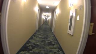 Creepy Hallway of the Springhill Suites Hotel in Baton Rouge