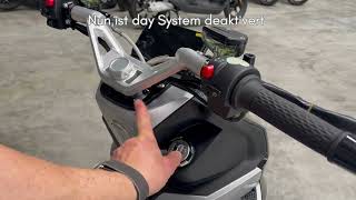 Nova Motors R9 Motorroller Keyless aktivieren/deaktivieren