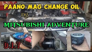 D.I.Y CHANGE OIL (Mitsubishi Adventure)