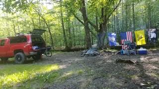 Camping at Betty Brook - July 23, 2023