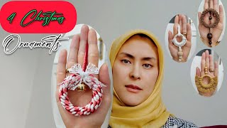 💥#EP5 Handcrafted Holiday Magic: 4 Macrame Wreaths for Your Christmas Ornaments in 20 minutes