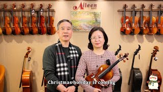 Christmas Holiday is coming!Aileen Music wants to send the best wishes to every one of you