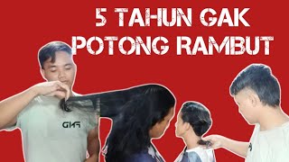 GONDRONG 5 TAHUN NYERAH SETELAH SUDAH BOSAN, TUTORIALCUKURR RAMBUT GONDRONG