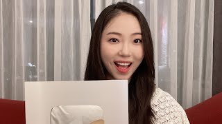 Silver Button Unboxing 실버버튼 개봉기 10만명 달성 했어요