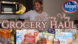 Moving Vlog: Grocery Haul in New House + New Refrigerator