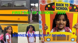 First Day of School | Irene Baby | Sawnee Elementary School | 2nd Grade - 2023 | Atlanta | USA Vlogs