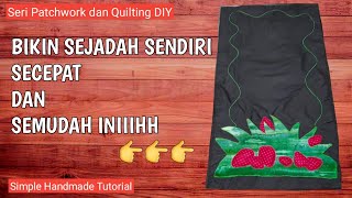 Cara Mudah Membuat Sajadah Sendiri - DIY Praying Mat Easy Tutorial