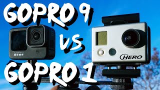 Gopro hero 1 vs Gopro hero 9 comparaciones