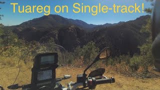 Single Track Off-Road on Aprilia Tuareg 660