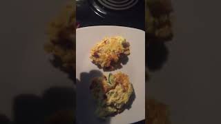 Loaded scrambled eggs 🥚 finishing touches ASMR 🌟🫐🤤 #shorts