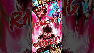 RATING THE BEST TECHNIQUE EVER!! KAIOKEN | Dragon Ball Legends Ranking #shorts