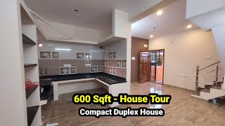 House Tour 600 Sqft | Compact 2 BHK Duplex House for sale in Porur near Tharapakkam