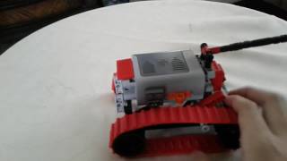 Simple LEGO motorized Red Tank