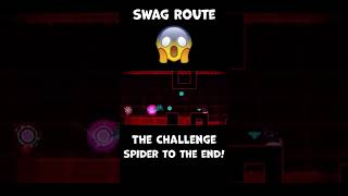 Geometry Dash: The Challenge swag route #shorts