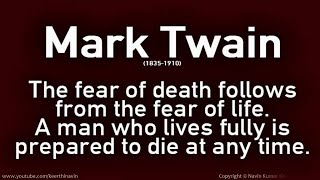 Mark Twain Inspirational Quotes