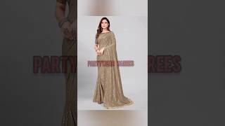 partywear saree collection 🍁 online saree 🍁 saree review #shorts