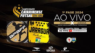 CAMPEONATO CATARINENSE SÉRIE OURO 2024 - 1ª FASE - APAFF Florianópolis X Jaraguá Futsal