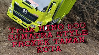 Truck sumatra style proyek Taman Kota II... versi miniatur truk rc..