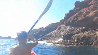 🛶🐟Petit tour en kayak au bord des magnifiques criques du Dramont 🏖🐚