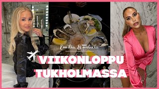 VIIKONLOPPU VLOGI RUOTSISTA 💕🇸🇪 || Emilia & Felicia