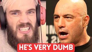 PewDiePie BLASTS Joe Rogan and EXPOSES His Podcast Going TOO FAR