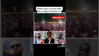 Watch out Wizkid declare his love for Davido and burnaboy on stage, subscribe pls🙏