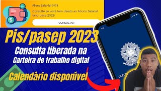 pis/pasep 2023 consulta liberada . consulte já o seu