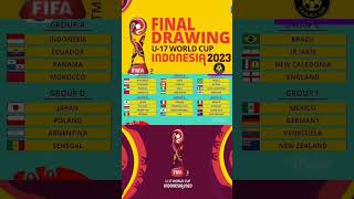 Hasil Final Drawing U-17 WORLD CUP Indonesia 2023