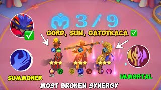 MOST BROKEN SYNERGY IN MAGIC CHESS 2024‼️✅ | THARZ 3 🔥💯 | SUN, GORD AND GATOTKACA❤️