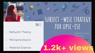 (5/10) of ESE Preparation: Subjectwise strategy| Network Theory| Microprocessors| Material Science