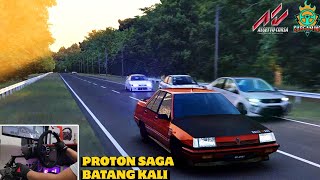 PROTON SAGA 1985 EVENING DRIVE | BATANG KALI | ASSETTO CORSA