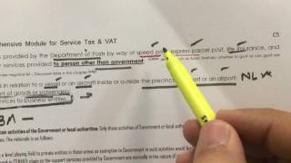 CA IPCC Online Videos I Service Tax Revision Negative List Part 1