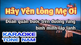 Karaoke Hãy Yên Lòng Mẹ Ơi | Tone Nam | Karaoke Nhạc Sống Sóc Trăng