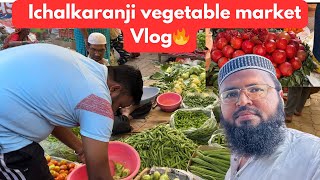 Ichalkaranji Vegetable Market🔥| Fresh Fruits & Vegetables at Affordable Prices🔥| Afroznawaz Vlogs”