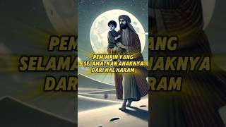 Pemimpin yang menyelamatkan anak nya dari hal yang haram#shortsfeed #malaikat #kisahislami