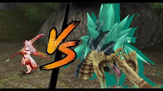 Ferzen the Rock Dragon (Ultimate) Halberd Solo-ToramOnline