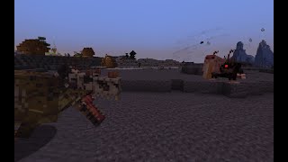 Dinosaur Combat Experiment. (Minecraft: Epic Fight + Weapons of Miracles / Alex's Caves + Dawn Era)