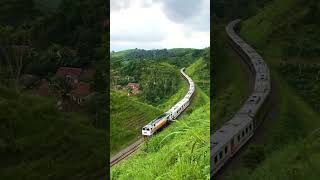 KERETAAPI ARGO PARAHYANGAN MELINTASI JEMBATAN CIPADA #kai #keretaapi #keretaapiindonesia #sepur