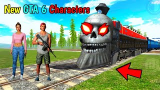 New Gta 6 Characters Lucia Jason vs Haunted Train