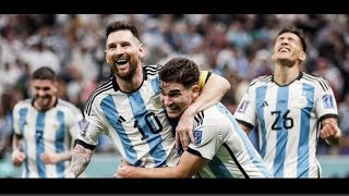 هدف الارجنتين الثالث في شبك كرواتيا شاهد مراوغة و تمريرة ميسي 🔥 نصف نهائي كاس العالم