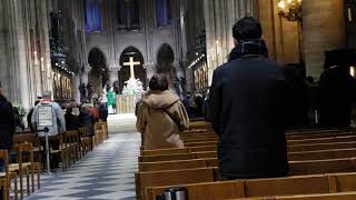 Notre Dame Cathedral Paris Mass 020119