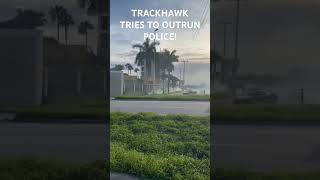 Trackhawk Tries to flee from Florida Highway patrol & Fails! #police #jeep #fails #funny #cars