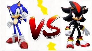 sonic vs shadow (sprites) feito por mi veloz